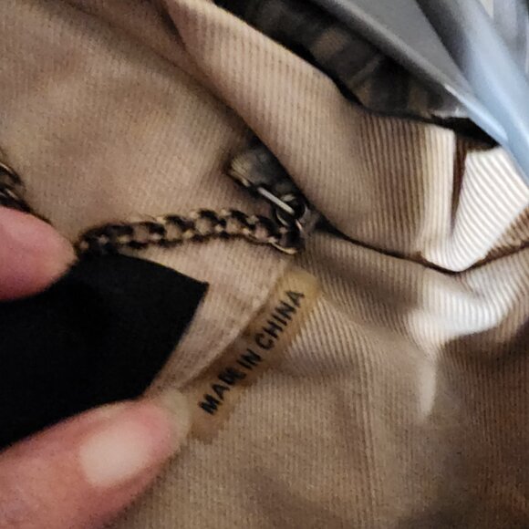 L’atelier Hooded Utility Jacket with Drawstring Waist NWOT Tan Med - Picture 10 of 15